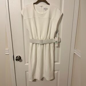 CALVIN Klein NWT off white dress. Size 8